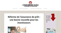 Desktop Screenshot of l-immobilier-facile.com